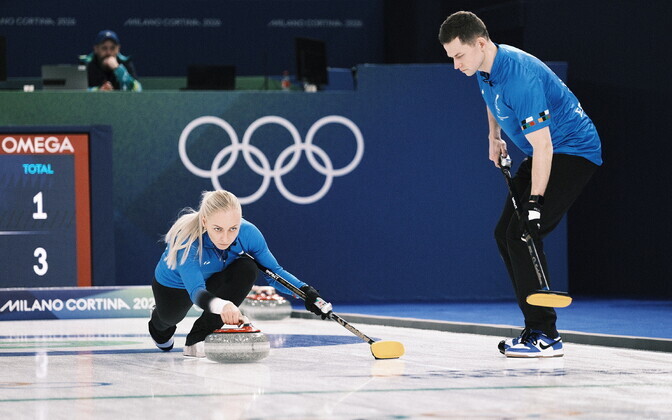 Керлинг, смешанные пары: Эстония – Норвегия.
