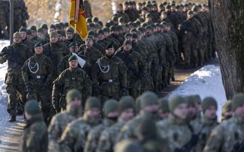 The German brigade in Lithuania.