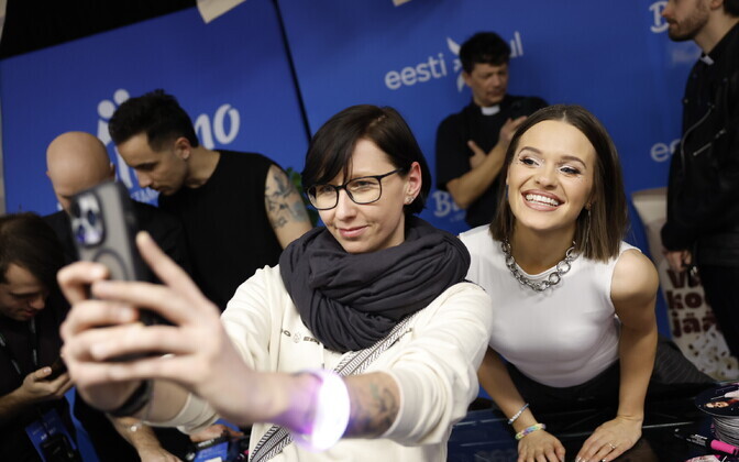 Участники Eesti Laul раздали автографы перед финалом.