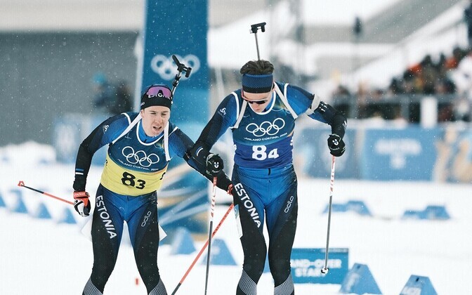 Men's 4x7.5km biathlon relay at the Milano Cortina Winter Olympics, Tuesday, February 17, 2026.