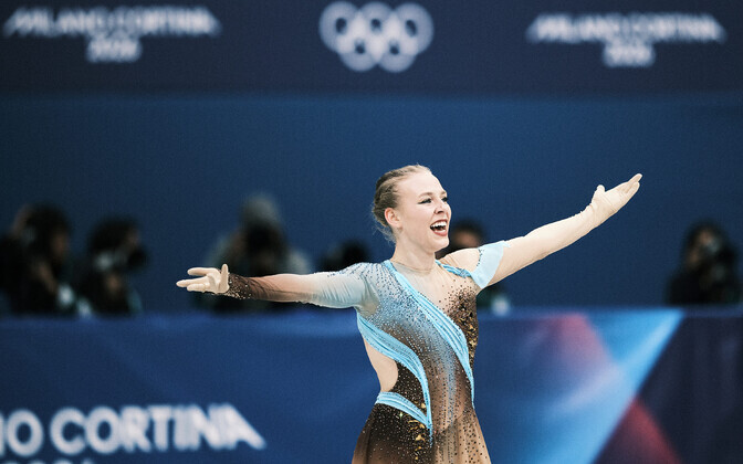 Niina Petrõkina Milano Cortina taliolümpiamängude iluuisutamise naiste üksiksõidu vabakavas