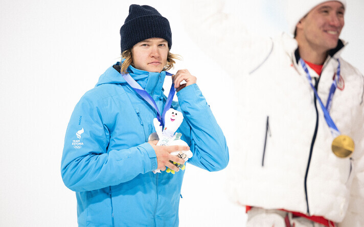 OM2026. Henry Sildaru meeste rennisõidu finaalis.