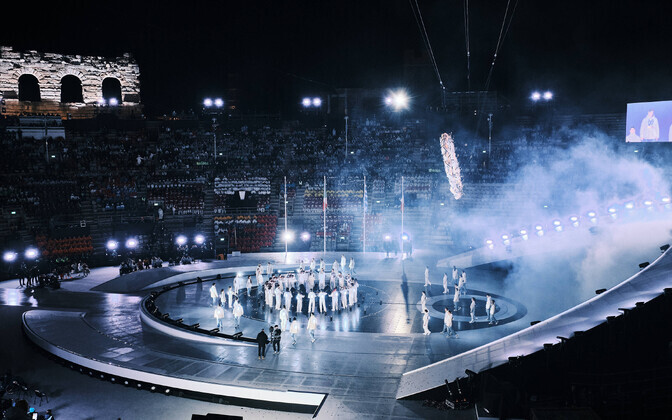 Milano Cortina mängude lõputseremoonia Veronas.