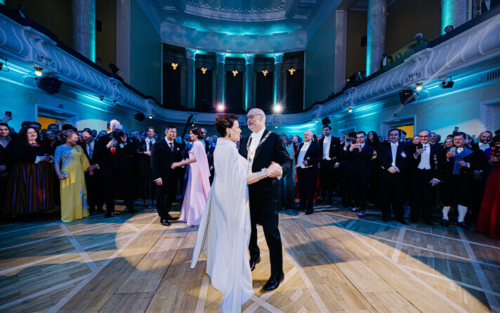 Eesti vabariigi aastapäeva pidu Estonia kontserdisaalis