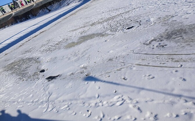 Спасатели на Эмайыги.