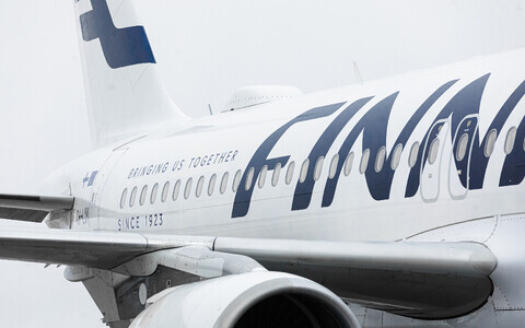 Самолет Finnair.