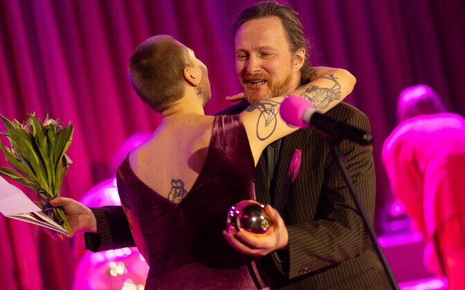 Kultuurkapitali kirjanduspreemiate tseremoonia. Mehis Heinsaar