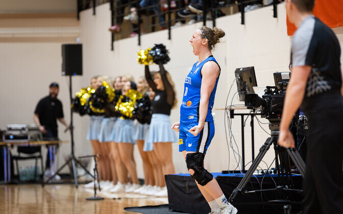 Korvpalli naiste EM-valiksari: Eesti - Läti.