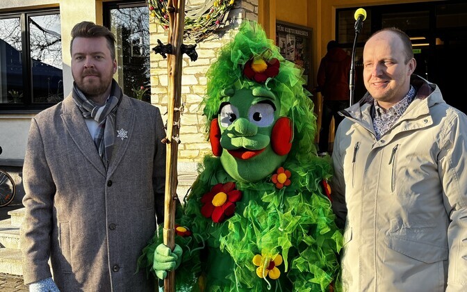 Tähistati kevade tulekut.