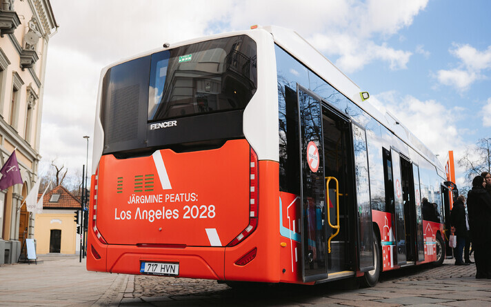 Тартуский олимпийский автобус.