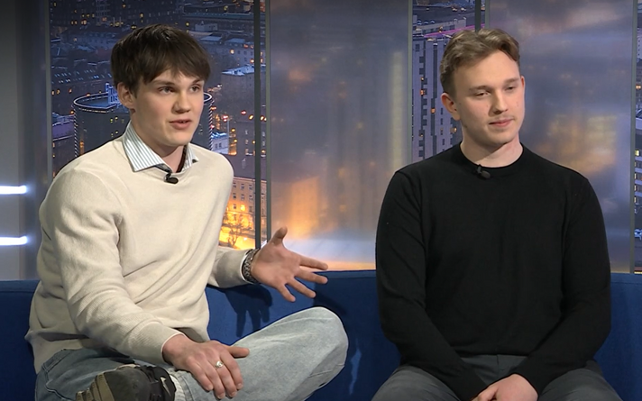 Noored teatrisõbrad Raul Tubarik ja Ralf Kaasiku