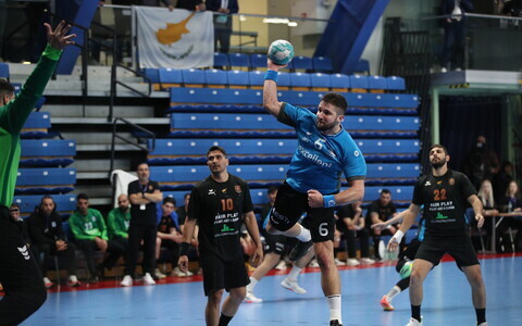 Käsipalli EM-valiksari. Eesti - Küpros