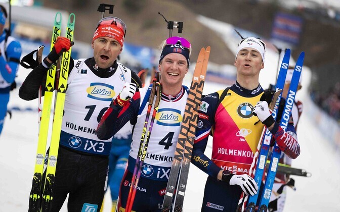 Laskesuusatamise MK Oslos. Meeste ühisstart