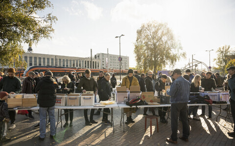 Ярмарка пластинок городского фестиваля TMW.