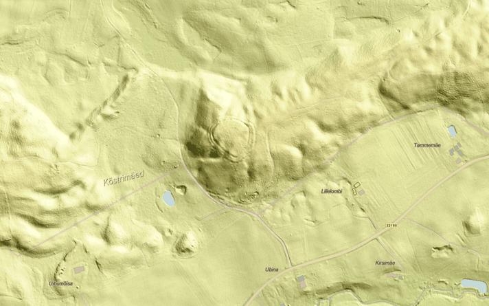 Археологи Тартуского университета обнаружили на карте Кёстримяэ признаки, которые указывают на то, что там когда-то находилось городище.