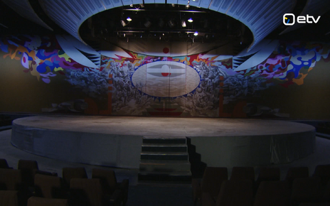 Enn Põldroos gobelään Tallinna Linnahallis