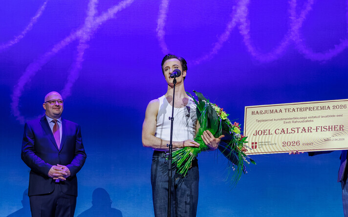 2026. aasta Harjumaa teatripreemia pälvis Joel Calstar-Fisher