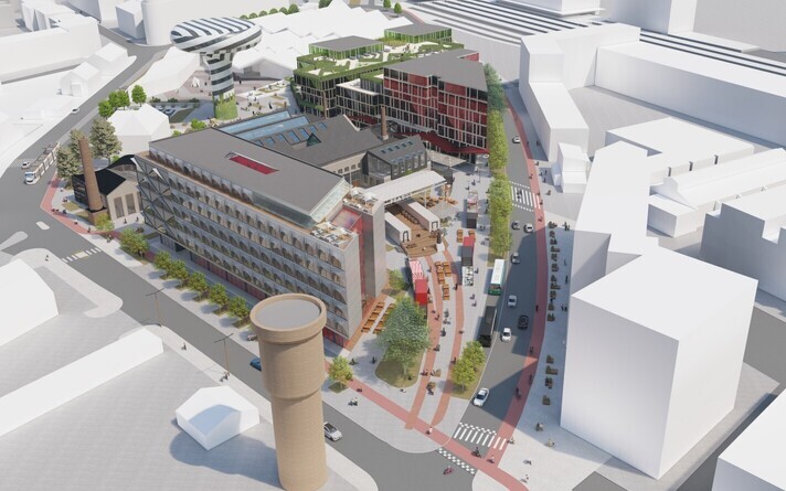 Возле Балтийского рынка должен появиться ориентированный на пешеходов многофункциональный квартал.