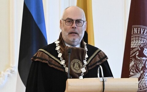 Alar Karis Leedus Kaunase Vytautas Magnuse ülikoolis.