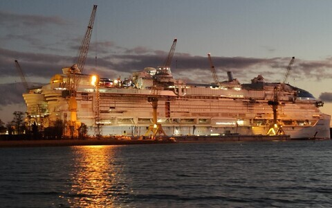 Строительство на верфи в Турку. Иллюстративное фото.