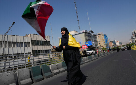 Демонстрация в Тегеране.