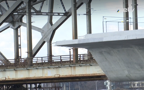 Мост через Даугаву в Риге.