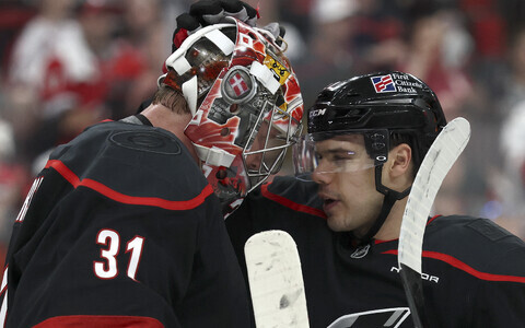 Frederik Andersen ja Logan Stankhoven