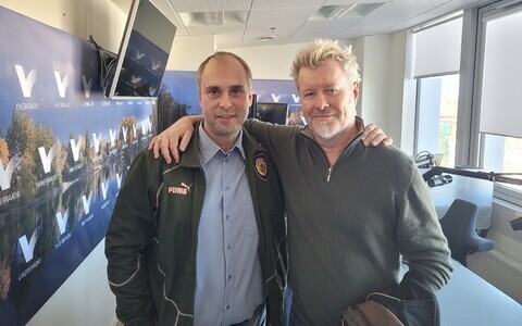 A-Ha liige Magne Furuholmen ja Sten Teppan Vikerraadios