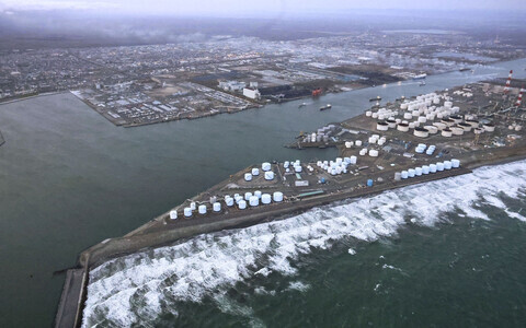 Портовый город Томакомай после объявления угрозы цунами.