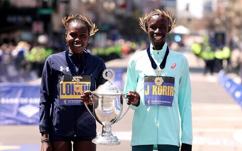 Sharon Lokedi ja John Korir.