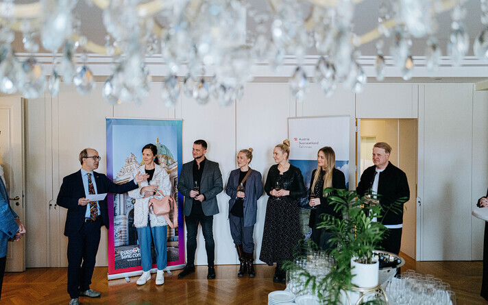 Посол Австрии в Эстонии принял в своей резиденции Vanilla Ninja.