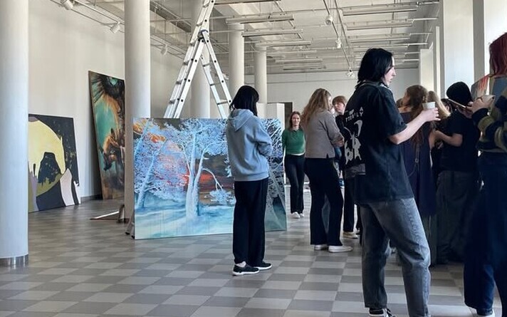 Совместная выставка студентов Pallas и EKA.