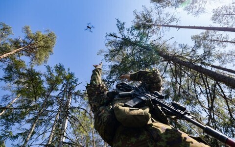 Drone in use during Exercise Siil.