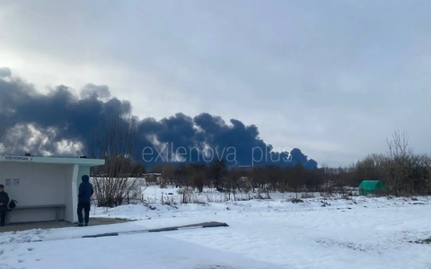 Пожар на нефтеперекачивающей станции в Нижегородской области.