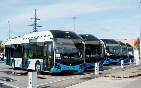 Tallinn's new trolleybuses.