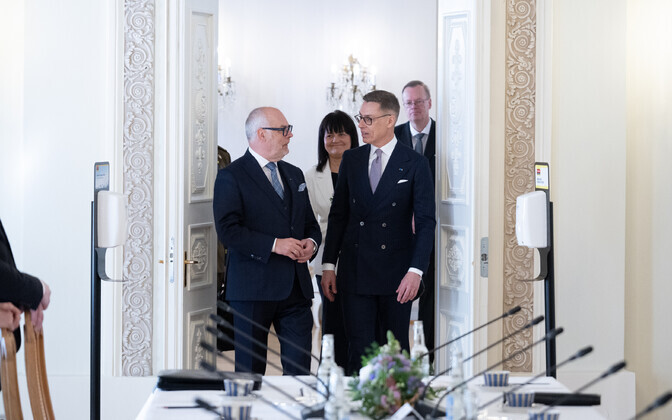 Государственный визит Алара Кариса в Хельсинки.