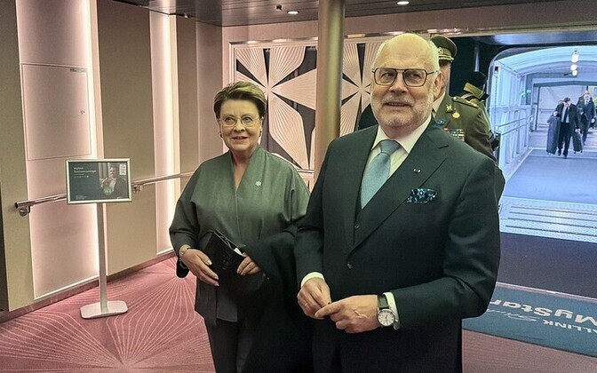 Alar and Sirje Karis' official visit to Finland, Tuesday, April 28, 2026, welcomed by Finland's President Alexander Stubb.