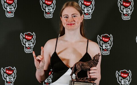 Estonian swimmer Eneli Jefimova.